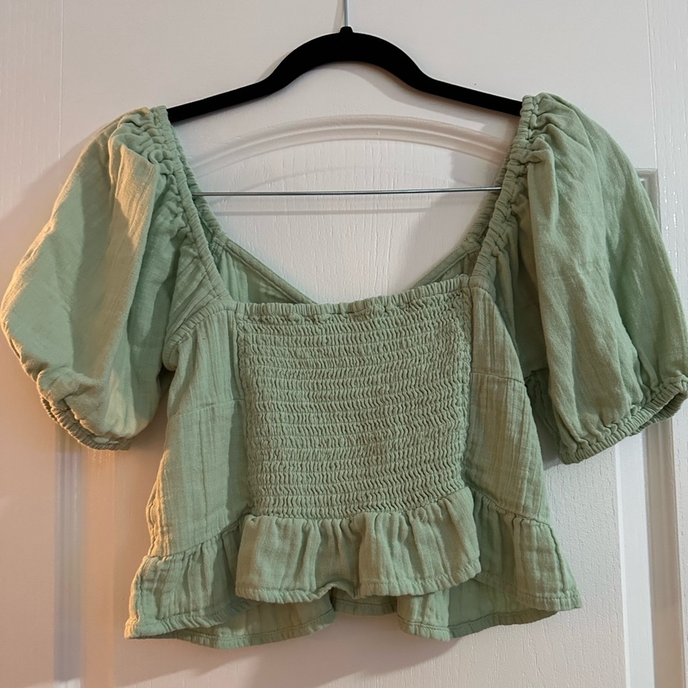 Roxy Life Mirage Crop Blouse - Picture 2 of 7